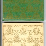 Ideal Series of Little Masterpieces (1906-1909) - From the regular green and the Japan velum wrappers. The designs are from a binding pictured in Anstruther's "The Bindings of Tomorrow -- A Record of the Work of the Guild of Women-Binders and the Hampstead Bindery" (London, 1902, entry #6). Covers.