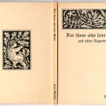 Miscellaneous Series (1895-1923) - Axel Munthe's "For Those Who Love Music and other Vagaries." Cover.