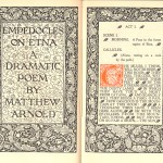 Miscellaneous Series (1895-1923) - Title opening from Arnold's "Empedocles on Etna" using Kelmscott border.