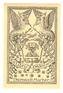 Mosher Bookplate