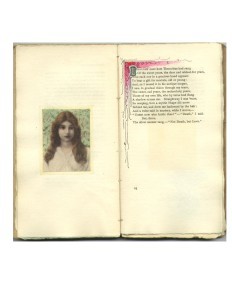 Page 25 Opening with Watercolor Portrait and Initial