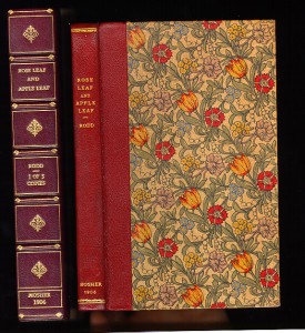 Full leather binding by Bogadus.