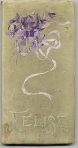 Illuminated cover on "Félise: A Book of Lyrics" (1894).