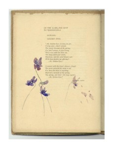 Page 194 with violets.