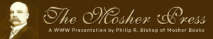 The Mosher Press: A WWW Presentation by Philip R. Bishop
